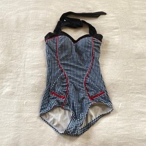 Pony Tails Vintage inspired Swim Suit